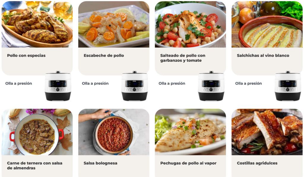 Recetas olla presion
