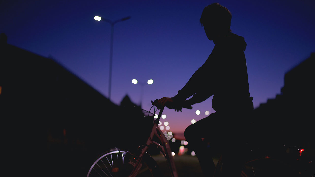 bicicleta noche